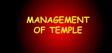 MANAGEMENT OF TEMPLE